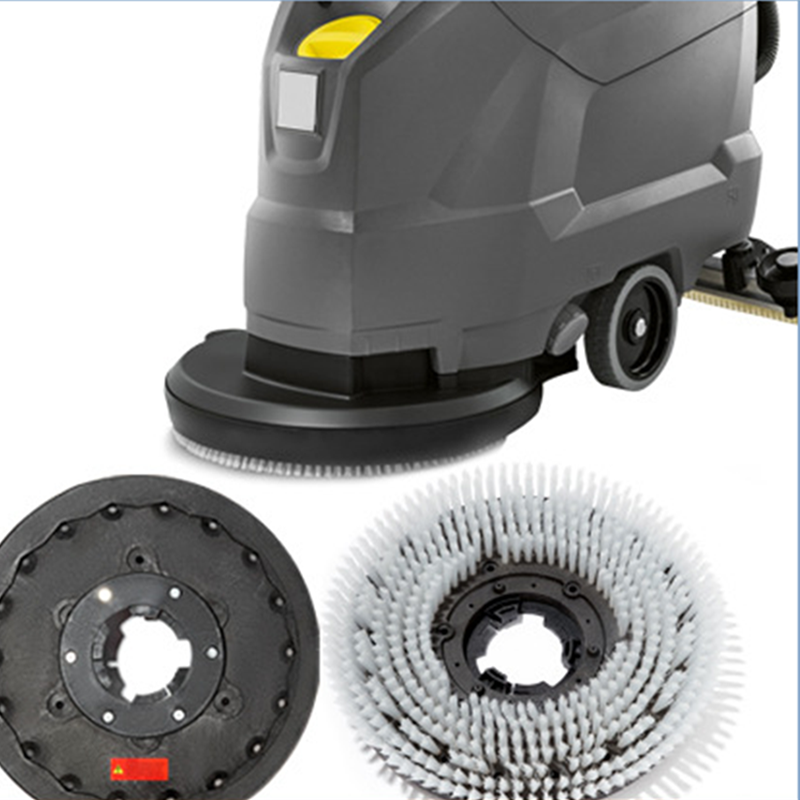 Floor scrubber brush usage scenario